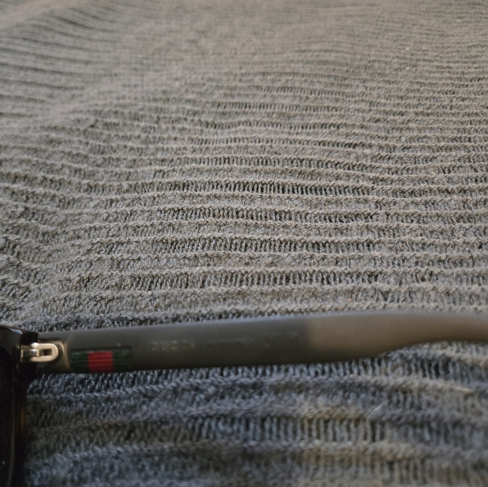 Authentic Gucci Tortoise and Black Sunglasses Unisex - Made In Italy - Picture 4 of 4